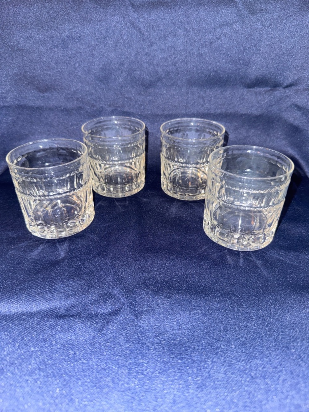 Set of Hampton by Imperial Glass - Ohio, 4/4oz Flat Tumblers